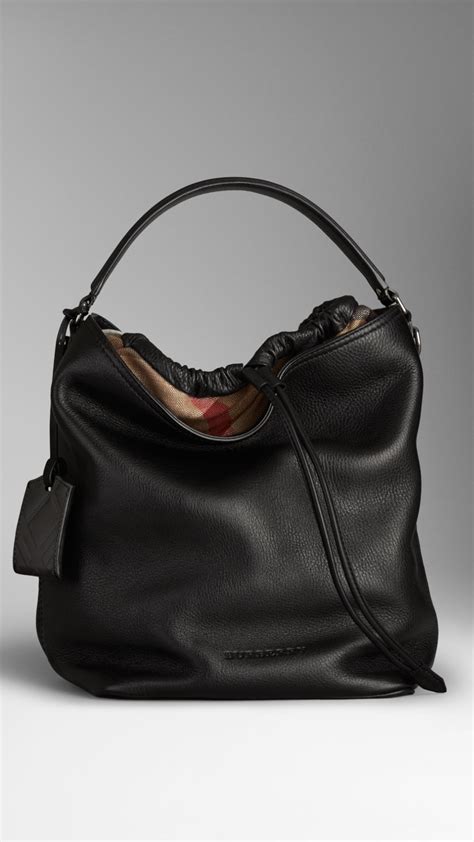 burberry hobo bag leather|burberry shoulder bags on sale.